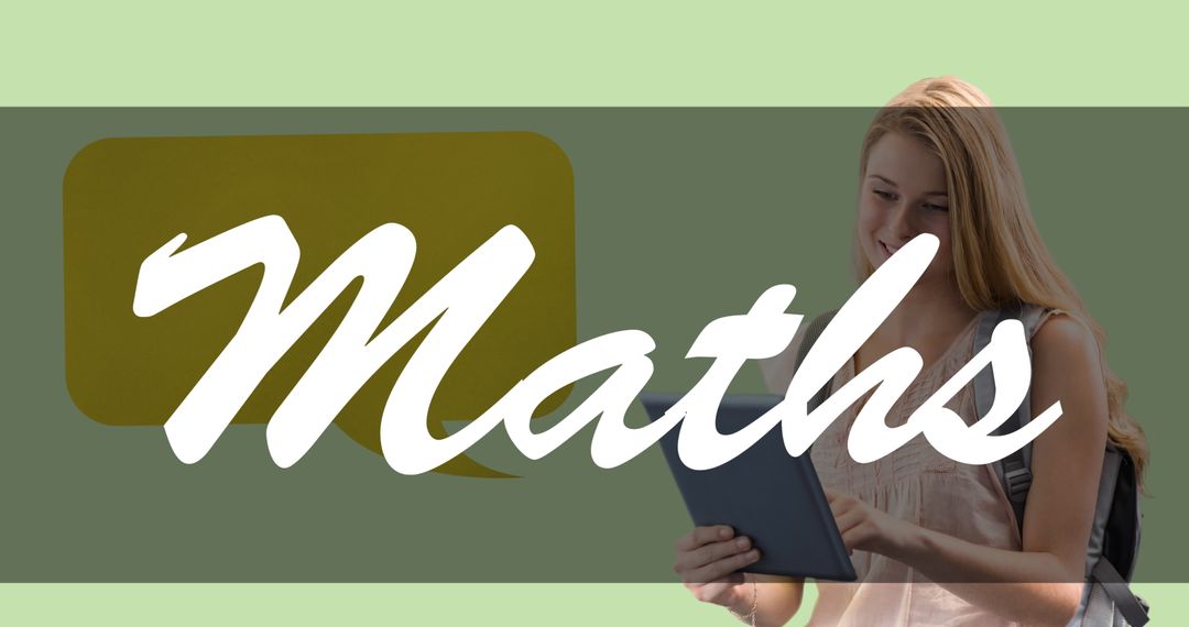 Young Student Engaging with Math on Digital Tablet