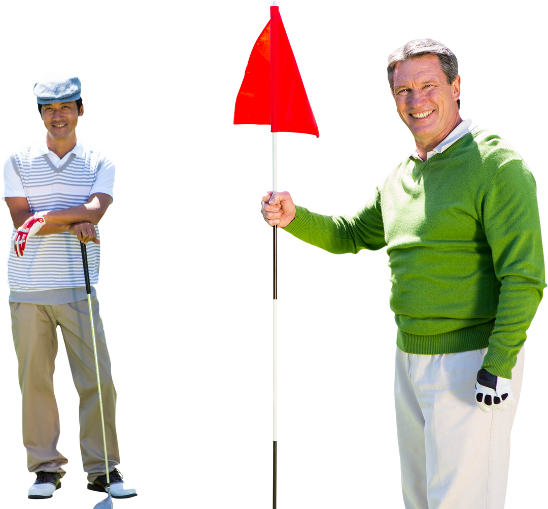 Diverse Golfers Playing Golf Isolated Transparent Background - Download Free Stock Images Pikwizard.com