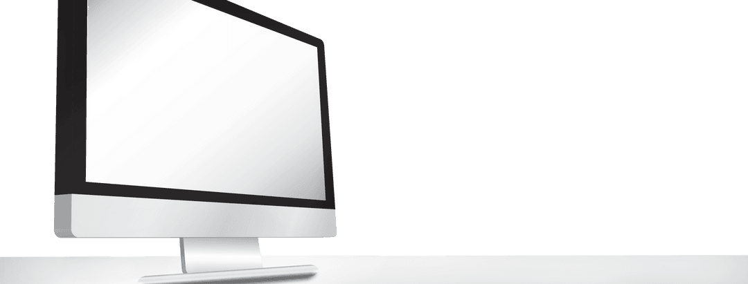Modern Computer Monitor on Transparent Background functionality style - Download Free Stock Images Pikwizard.com