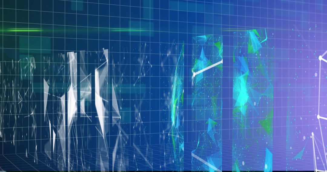 Futuristic Digital Interface with Binary Code Connections - Free Images, Stock Photos and Pictures on Pikwizard.com