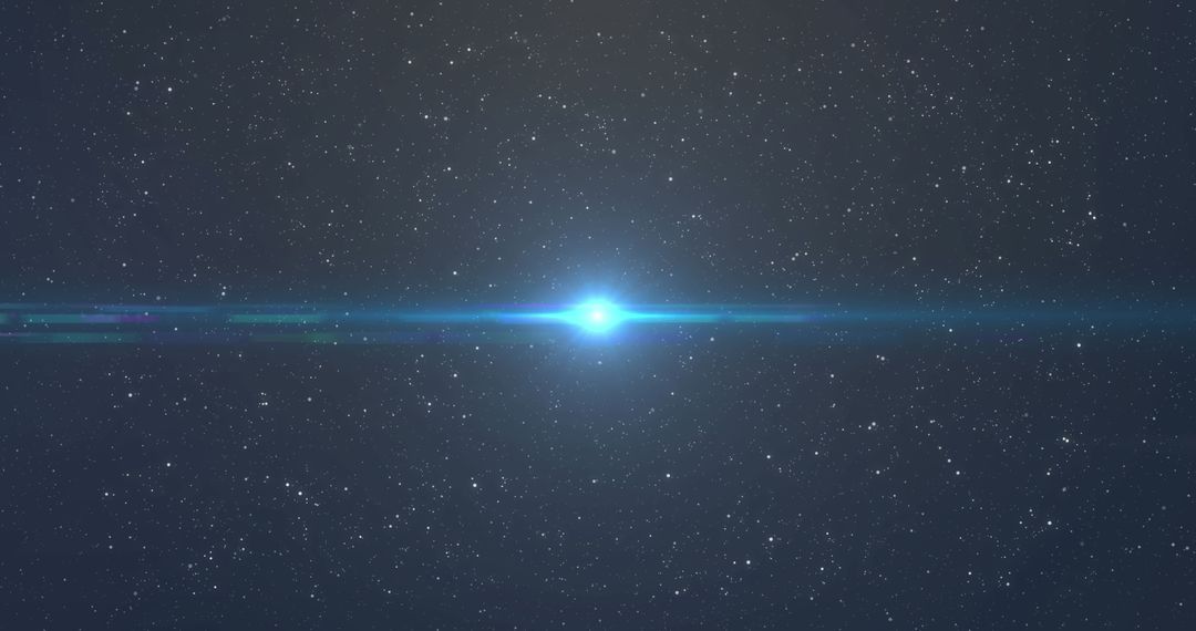 Galactic Light Movement in Starry Space