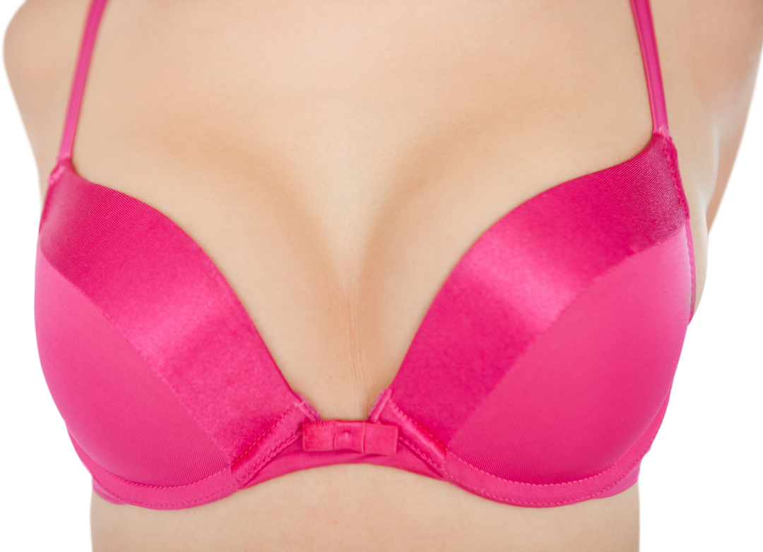 Transparent Background of Woman in Pink Bra for Breast Cancer Awareness - Download Free Stock Images Pikwizard.com