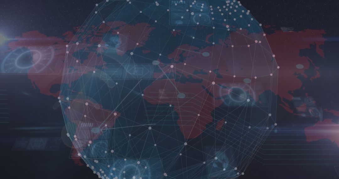 Global Data Network on Digital Interface High Technology Concept