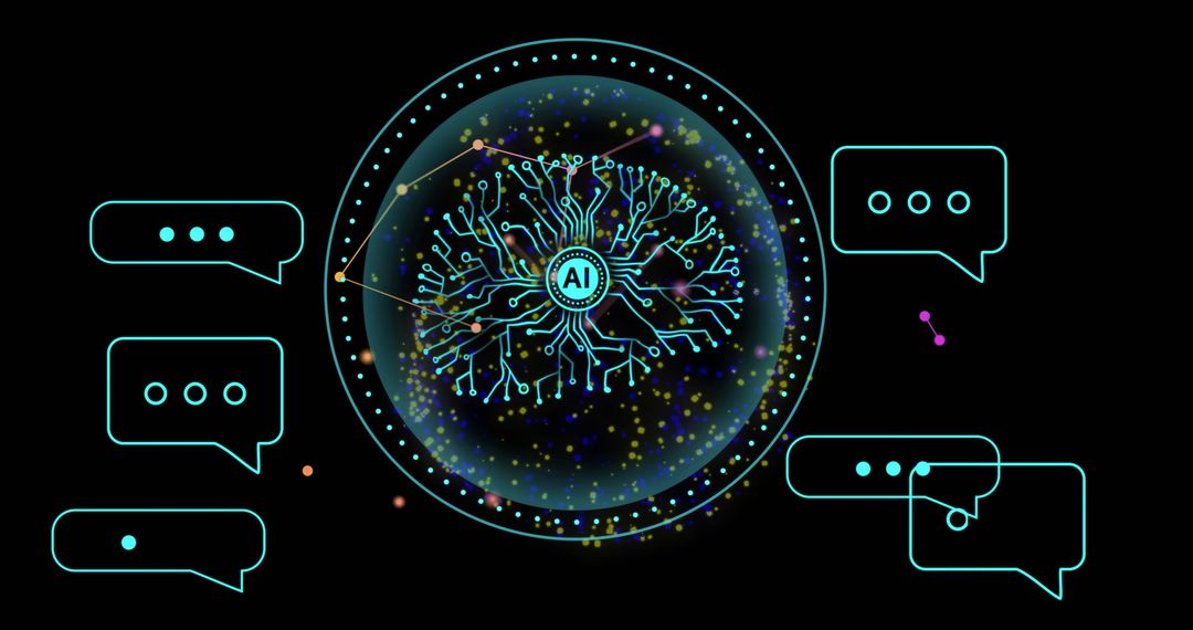 Neural Network AI Interface with Digital Communication Elements