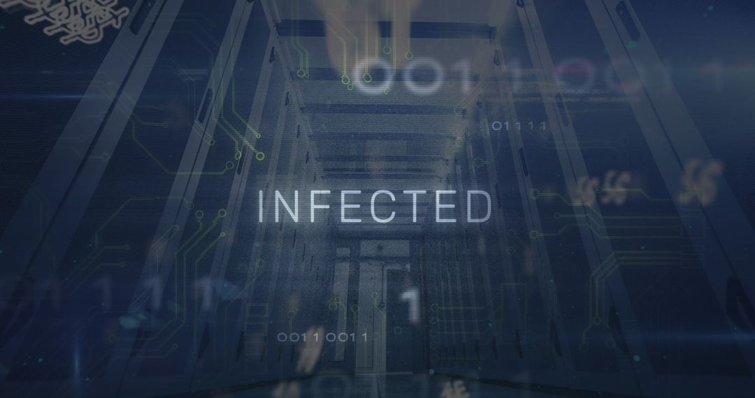 Cybersecurity Threat in Data Center: Infected Binary Codes Visible