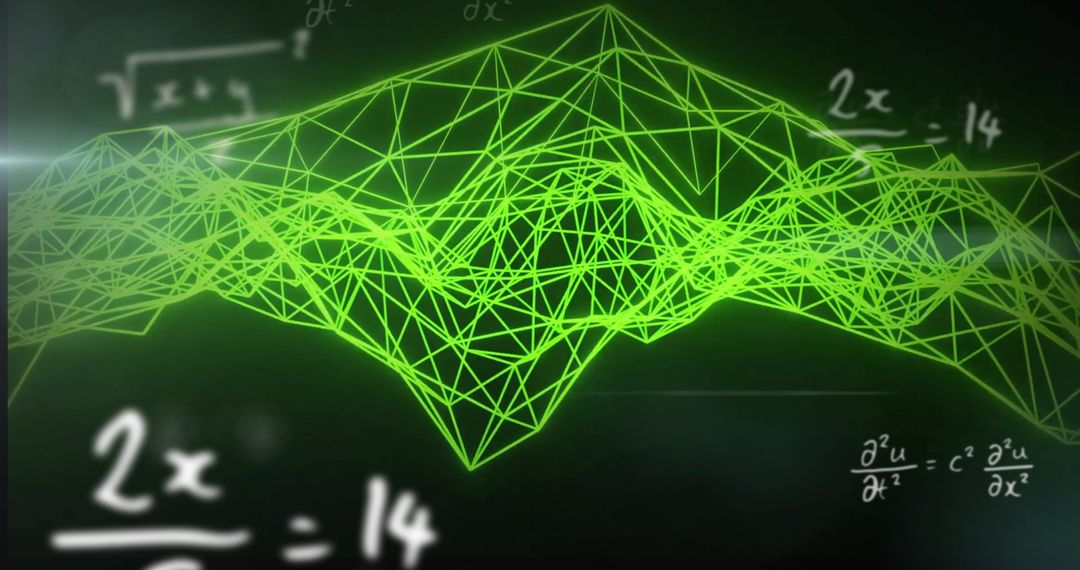 Abstract Green Mathematical Network with Equations