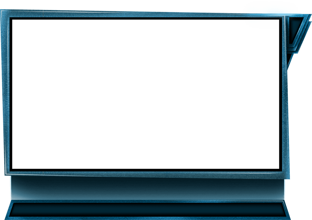 Sleek Transparent Monitor Frame with LED Border Design - Download Free Stock Images Pikwizard.com