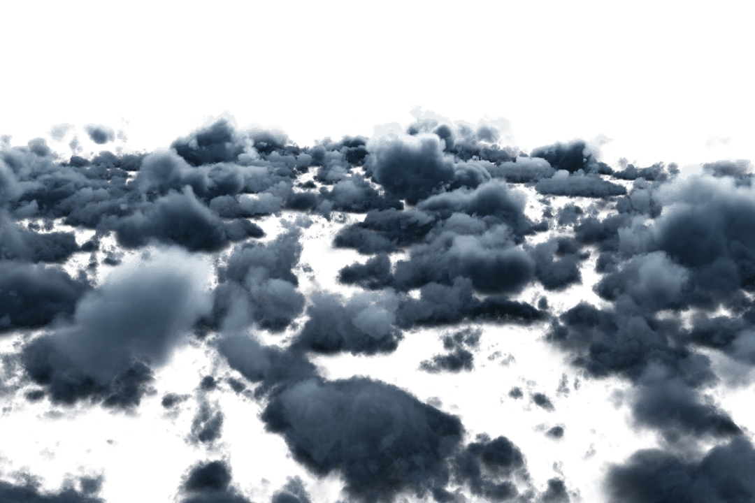 Transparent Ominous Dark Cloudscape Overhead