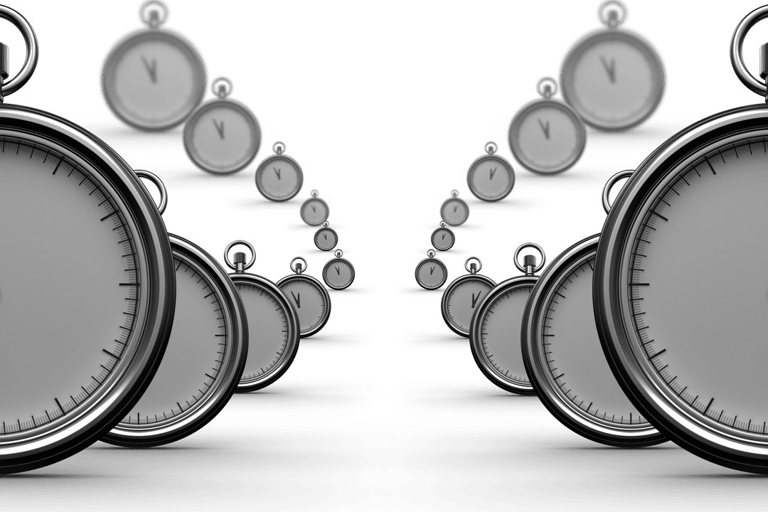 Floating Retro Clocks on Transparent Background - Download Free Stock Images Pikwizard.com