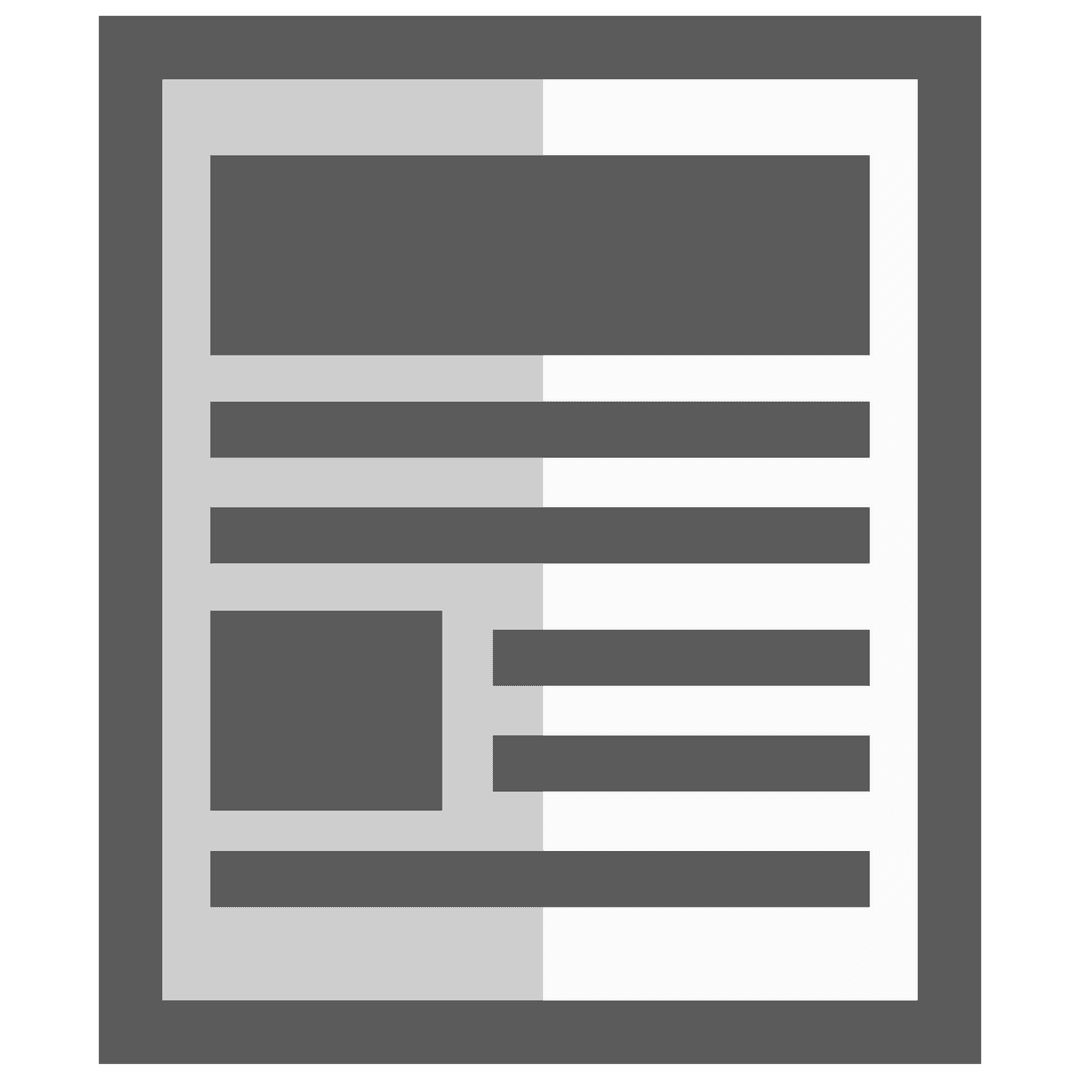 Transparent Page Illustration from Book for Reading Concept Design