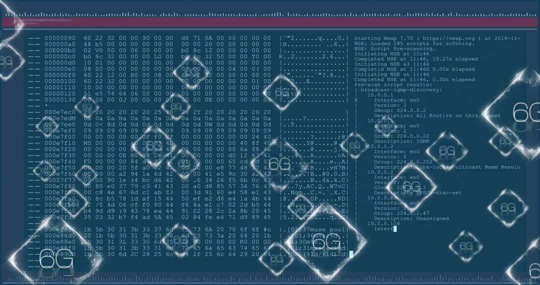Abstract 5G and 6G Digital Data Processing on Screens