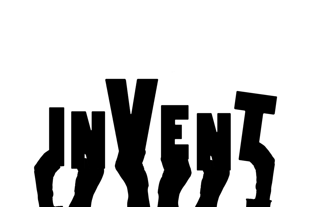 Inventive Hands Gesture on Transparent Background