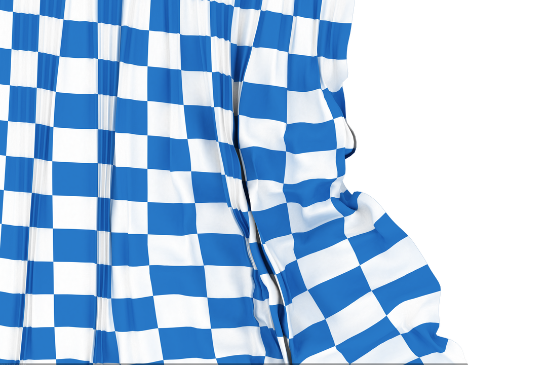 Blue and White Checkered Flag on Transparent Background - Download Free Stock Images Pikwizard.com