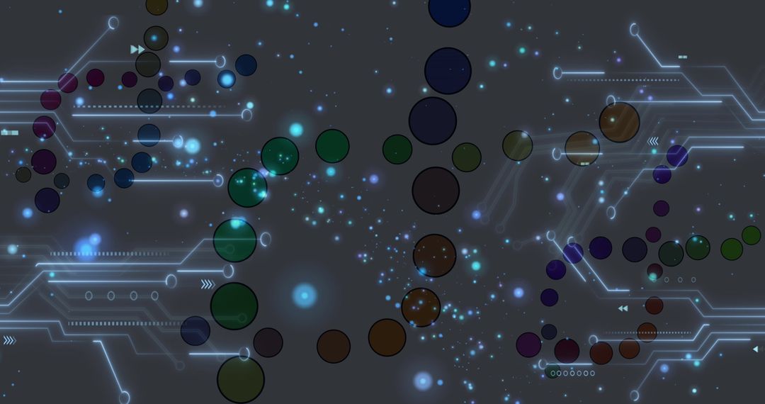 Futuristic Medical Data Concept with Digital Interface Graphics