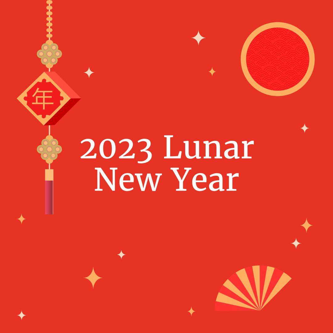 Colorful Lunar New Year Celebration Background Design
