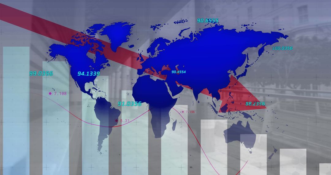 Global Financial Data Representation with Stock Market Trends