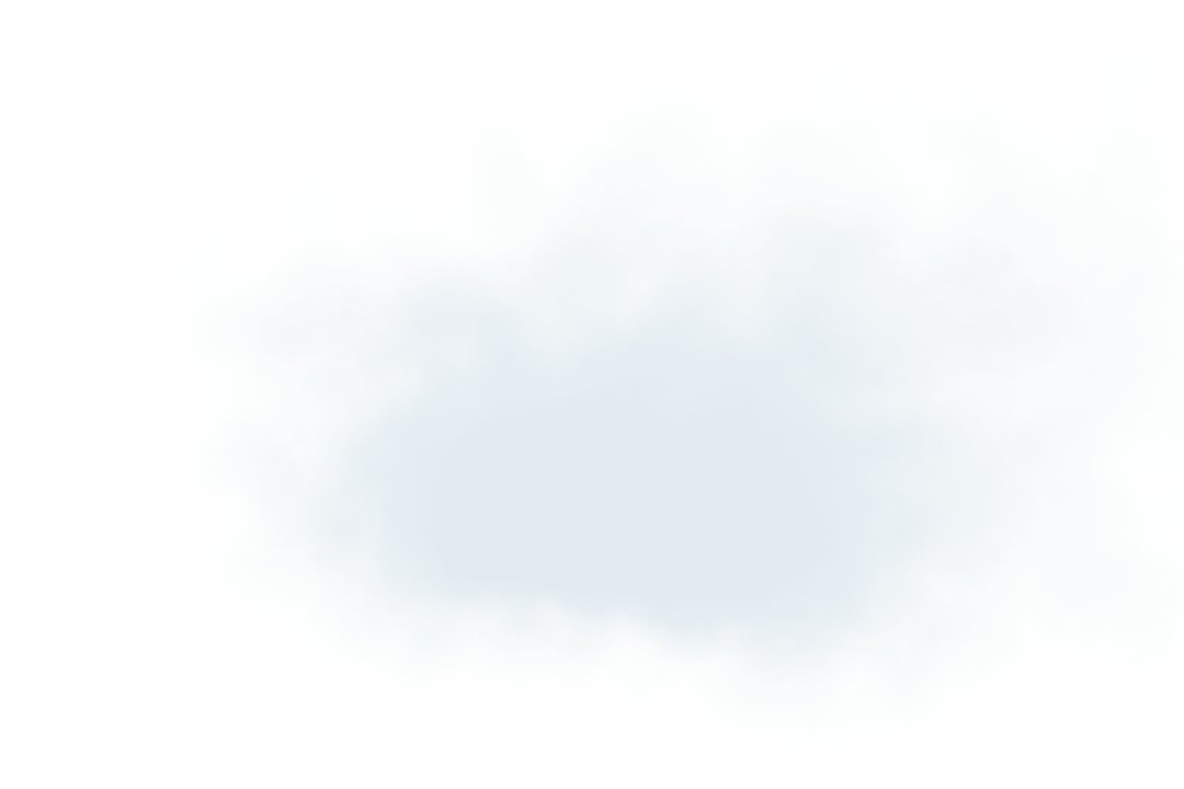 Transparent Cloudy Sky with Blue Aura Artistic Design