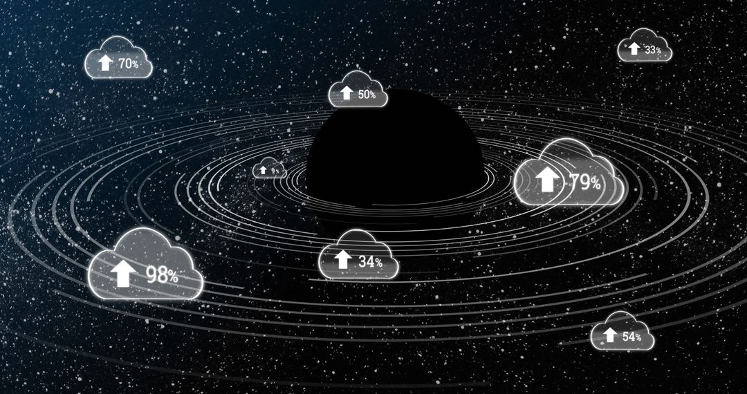 Cloud Computing Data Management in Space - Free Images, Stock Photos and Pictures on Pikwizard.com