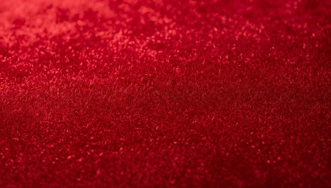 Crimson Velvet Macro Texture Shimmering Pile with Sparkling Fiber Details
