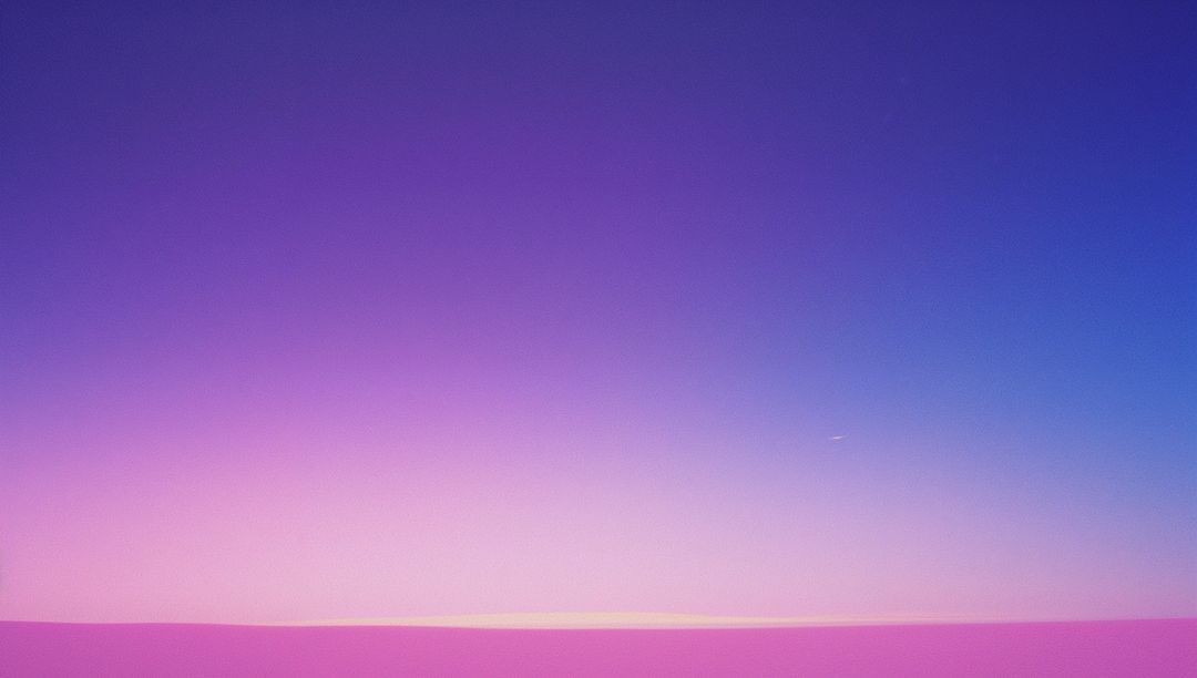 Vibrant Gradient Sky Merging with Serene Pink Horizon