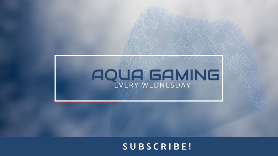 Sleek Aqua Gaming Banner for YouTube Channel Promotion - Download Free Stock Templates Pikwizard.com