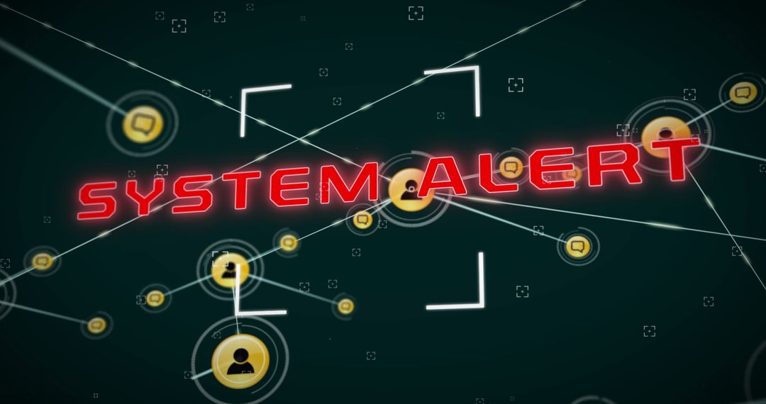 System Alert Over Digital Network Connections