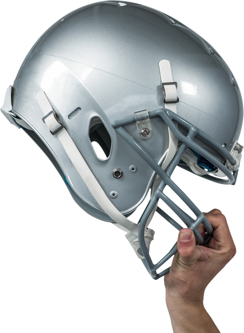 Hand Holding Transparent American Football Helmet for Sports Competitions - Download Free Stock Images Pikwizard.com