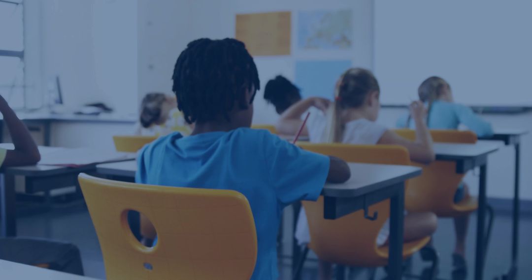 Students Engaged in Classroom Learning Activity