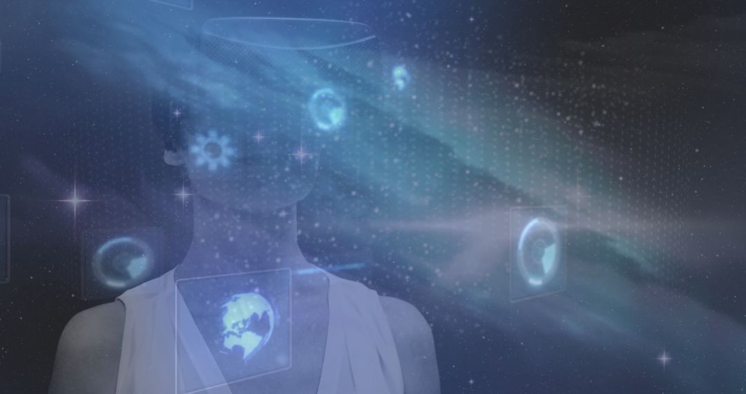 Futuristic VR Metaverse Exploration with Virtual Interface