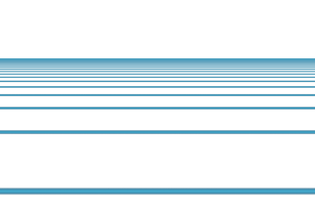 Digital Illustration Blue Lines on Transparent Background