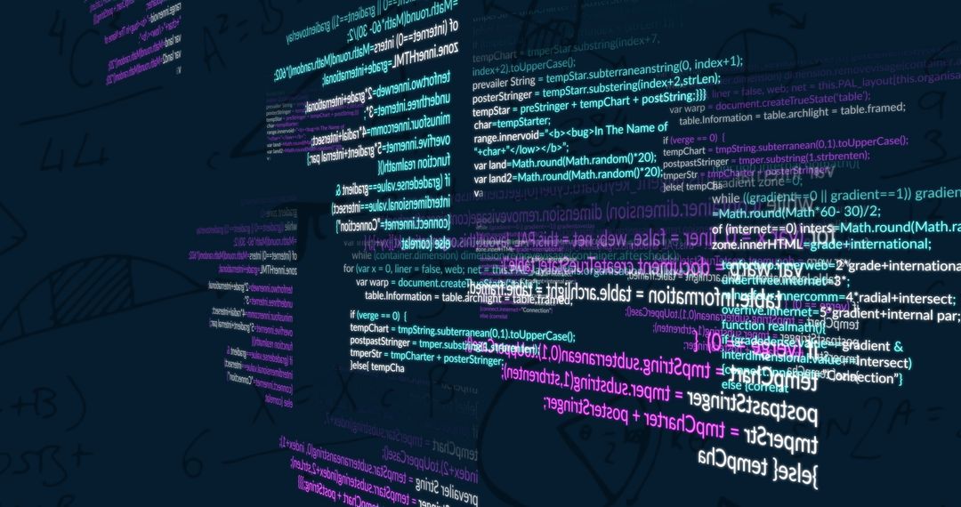 Digital Data Processing with Colorful Code Lines - Free Images, Stock Photos and Pictures on Pikwizard.com