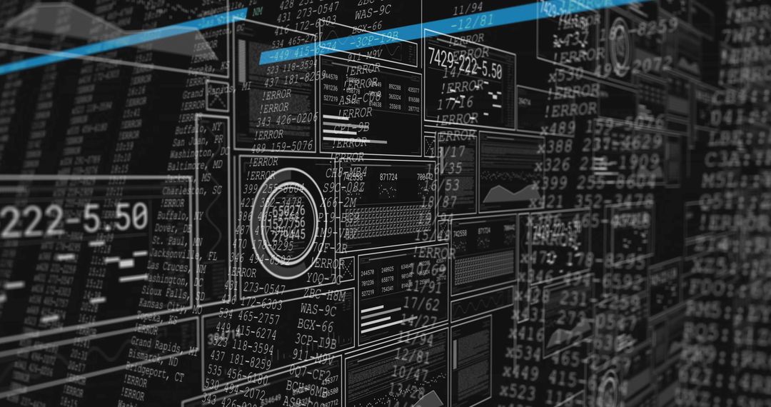 Virtual Grid Interface with Data and Analytics Visualization