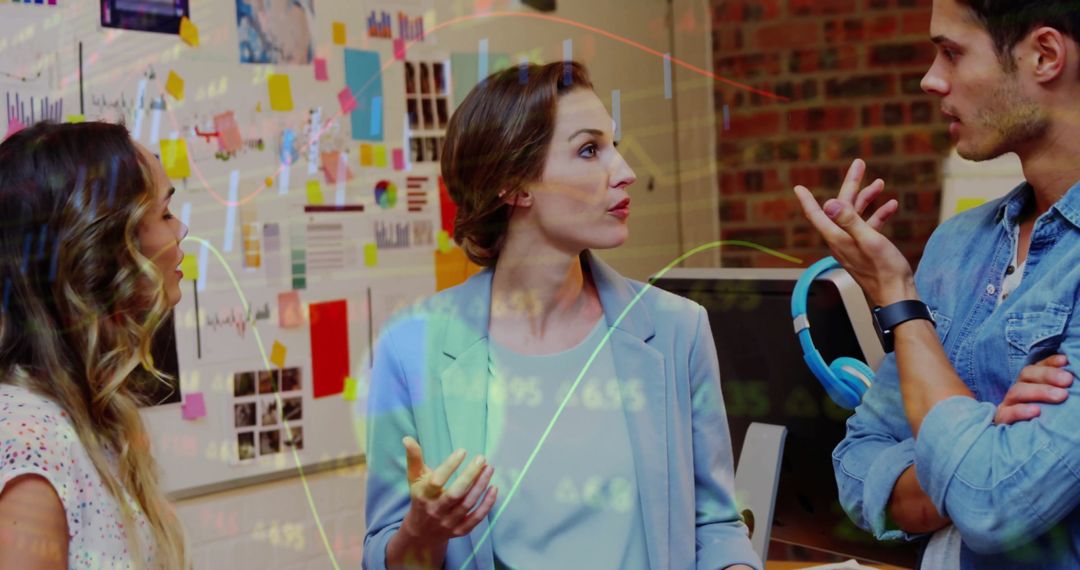 Team Collaboration Amidst Financial Data Visualization