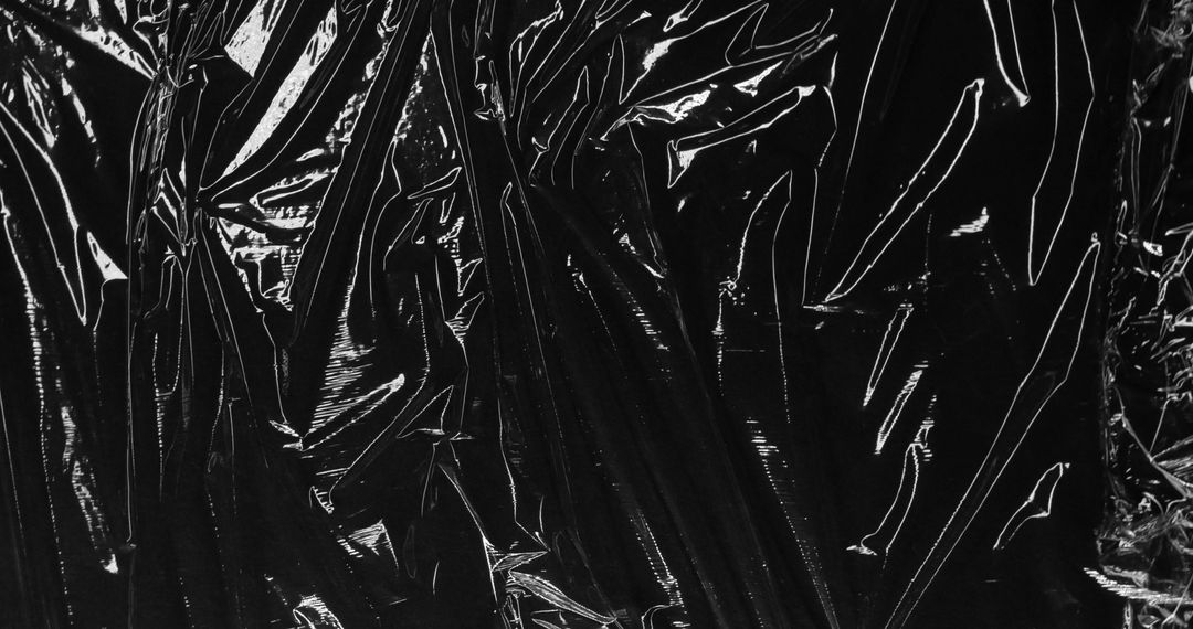 Dynamic Abstract Shapes on Black Background