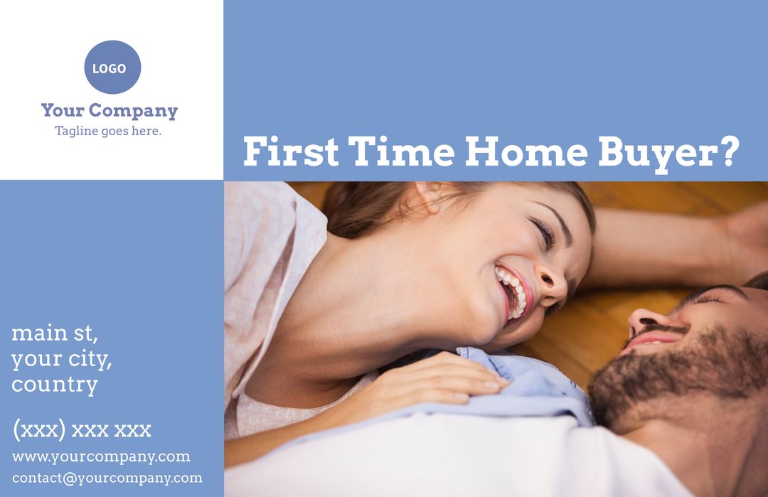 Excited Couple Embracing First-Time Home Buying Experience