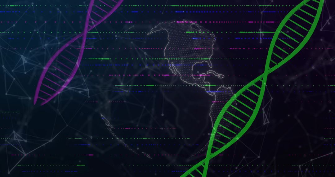 Digital Globetrot in Data Network with Magnetic DNA Helices