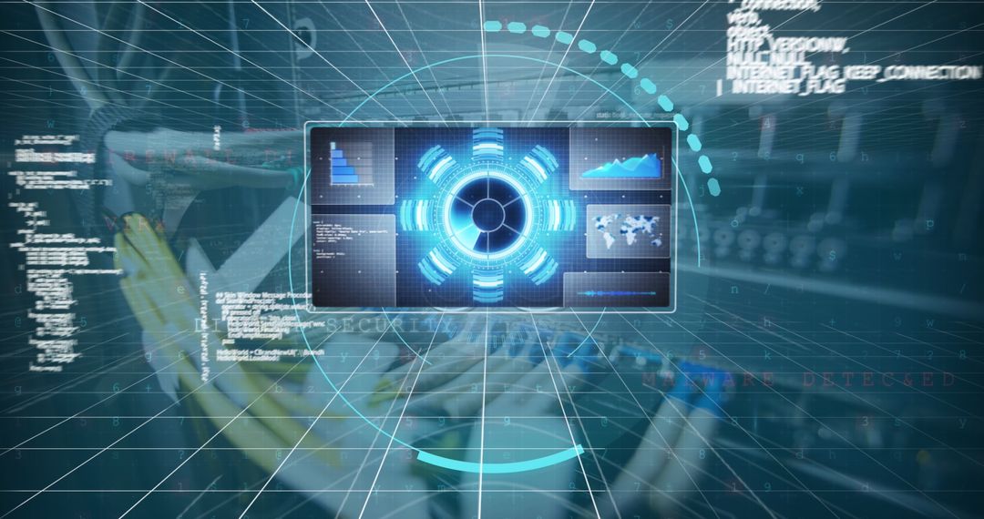 digital interface and data processing with global connectivity - Free Images, Stock Photos and Pictures on Pikwizard.com