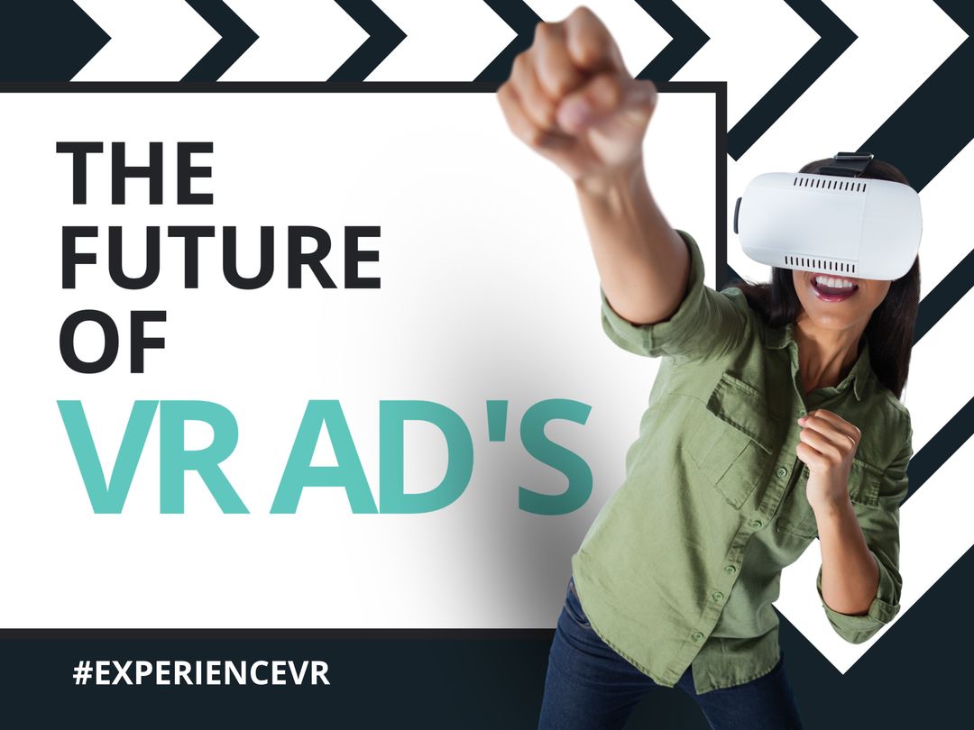Immersive Virtual Reality Experience Ad Concept