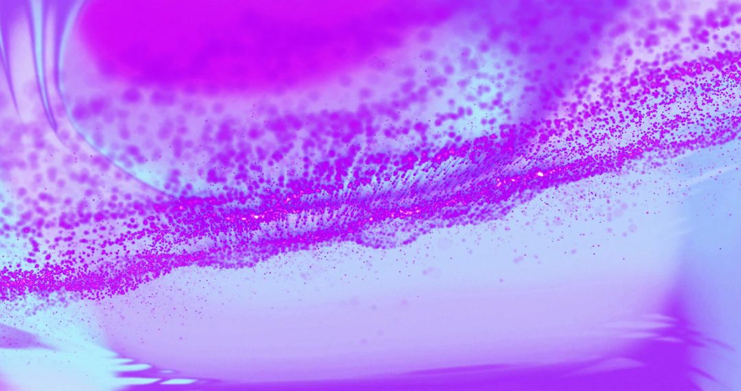 Vibrant Abstract Purple Particles in Dynamic Motion