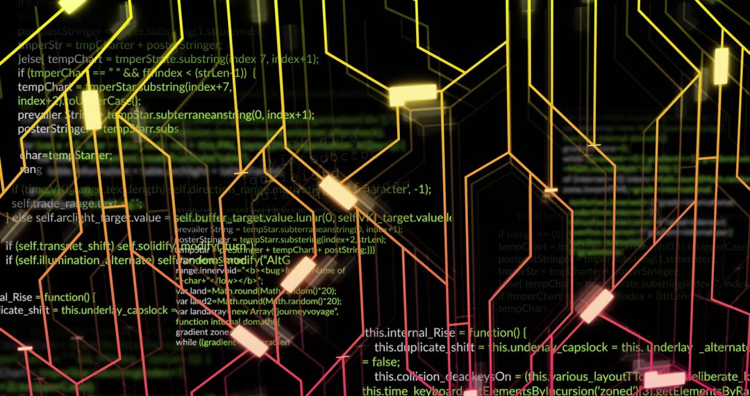 abstract digital interface with complex data processing - Free Images, Stock Photos and Pictures on Pikwizard.com