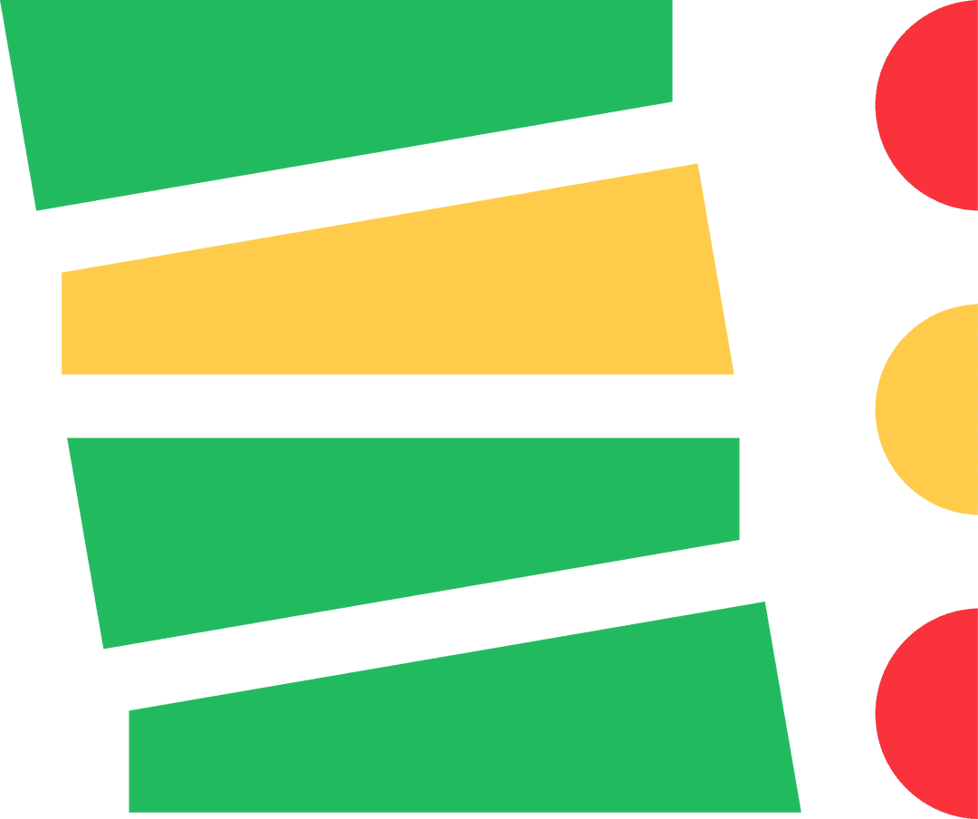 Transparent Geometric Traffic Light Inspired Design