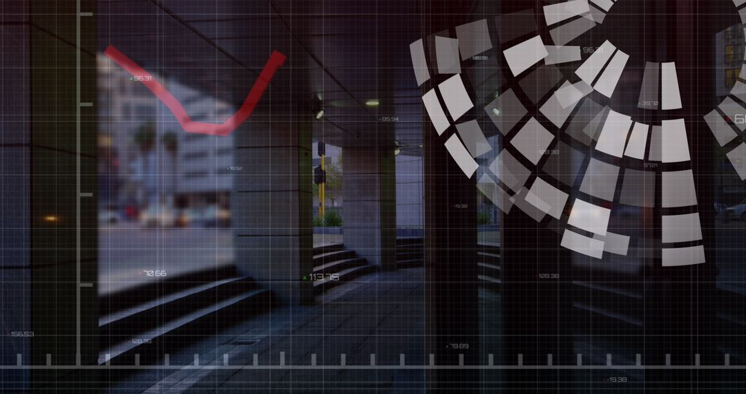 Global Finance and Technology Abstract Concept