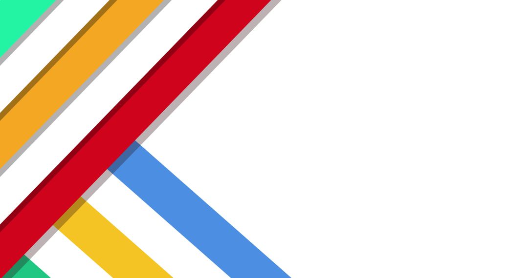 Colorful Diagonal Lines on White Background for Educational Themes