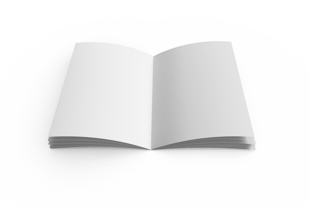 Open Notebook Isolated on Transparent Background Illustration - Download Free Stock Images Pikwizard.com