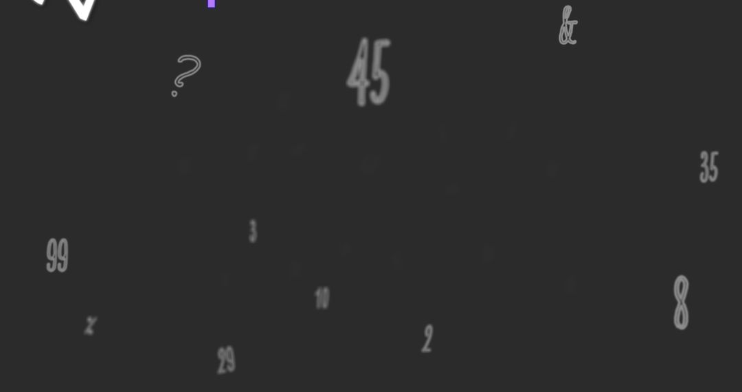 Floating Numbers Mathematical Technology Concept