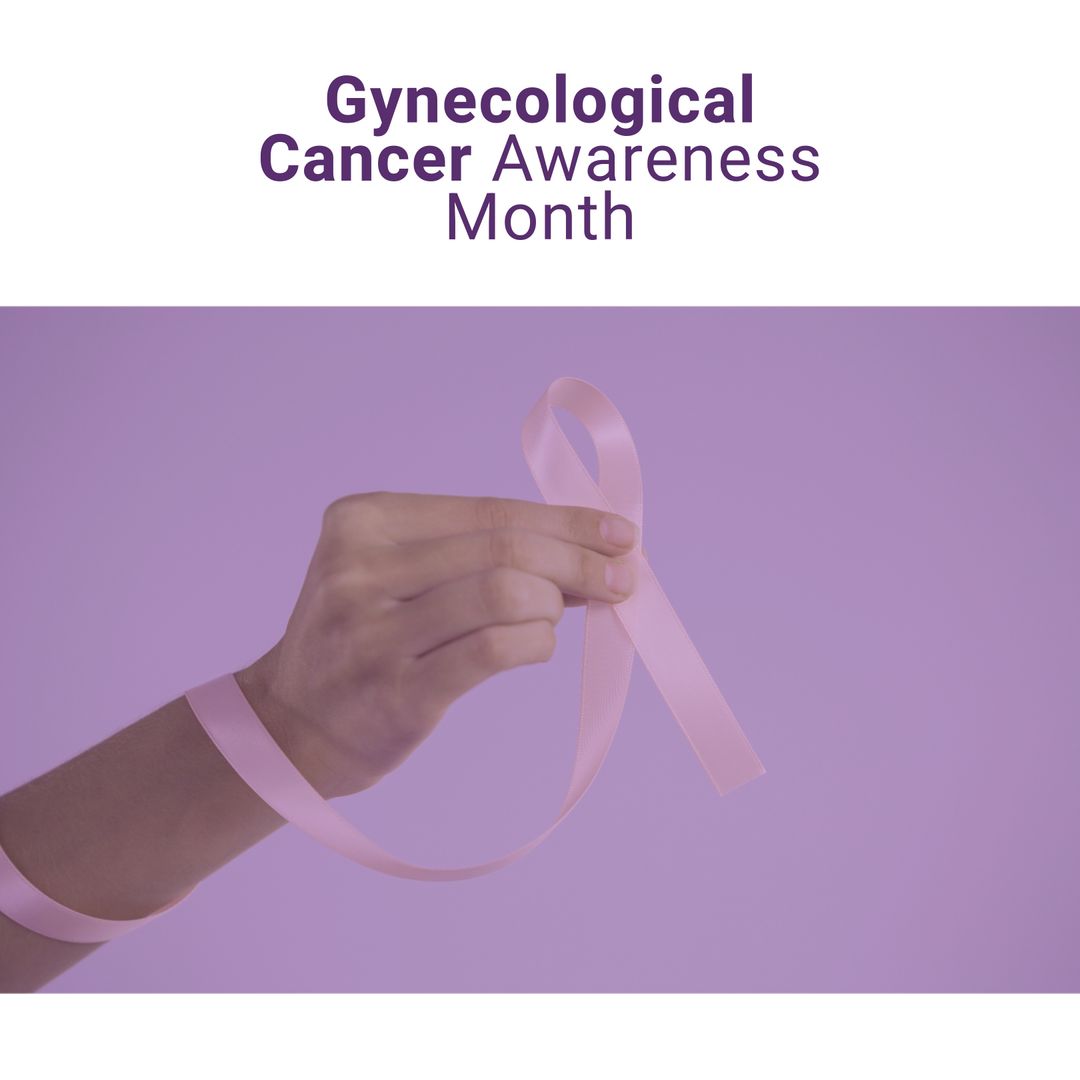 Gynecological Cancer Awareness Concept with Pink Ribbon