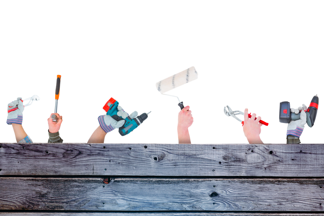 Hands Holding Various Tools Transparent Background - Download Free Stock Images Pikwizard.com