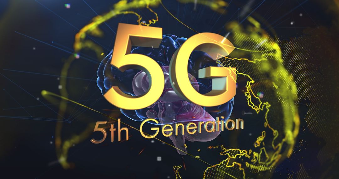 5G Technology Innovation with Globe and Digital Brain