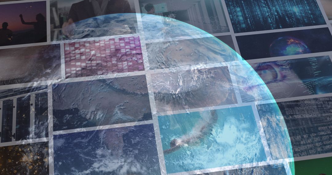 Digital Interface and Global Connectivity Concept