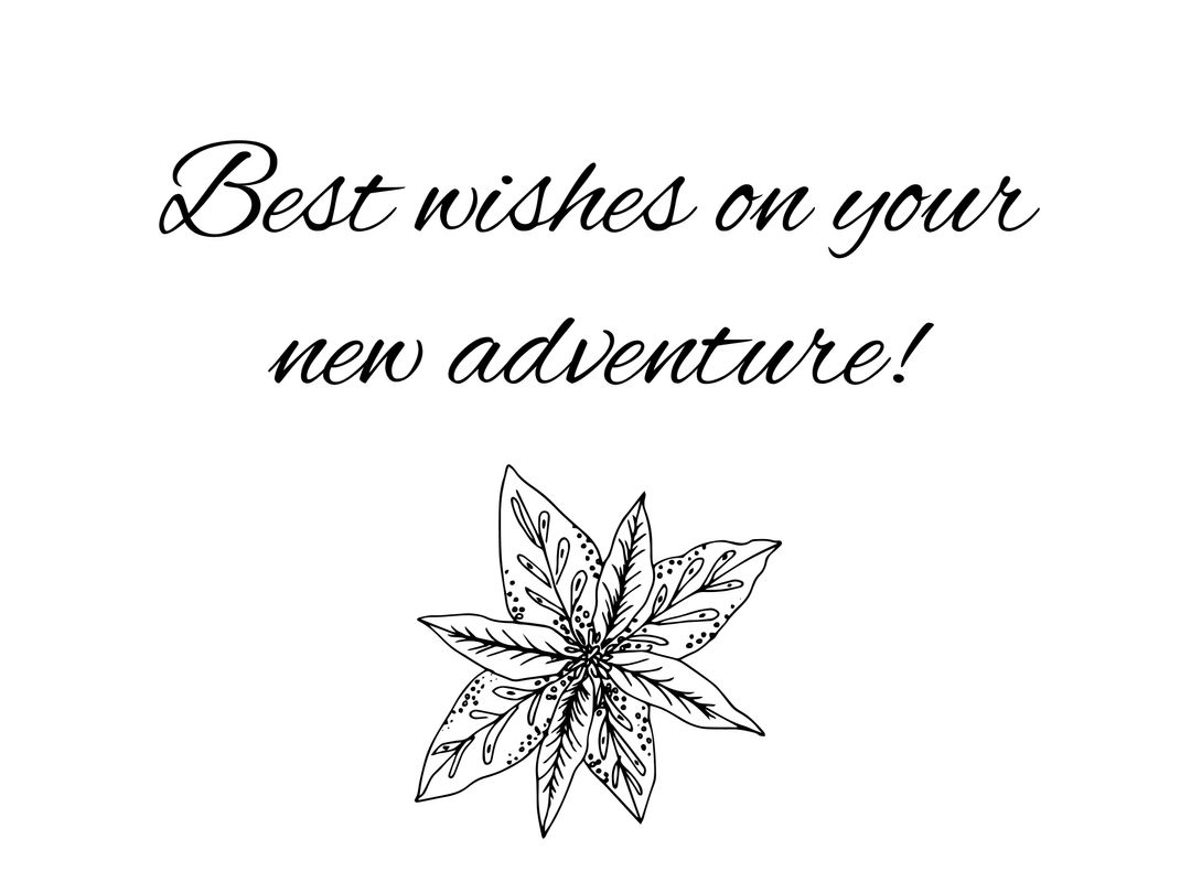 Floral Greeting Card for New Beginnings and Celebrations